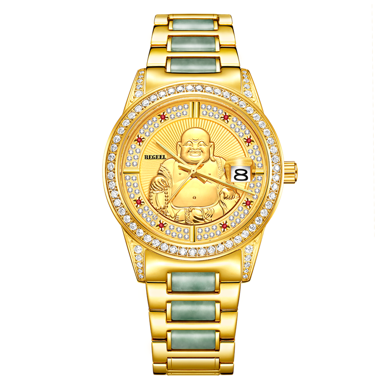 BEGEEL賓爵彌勒金佛男士機械腕表
